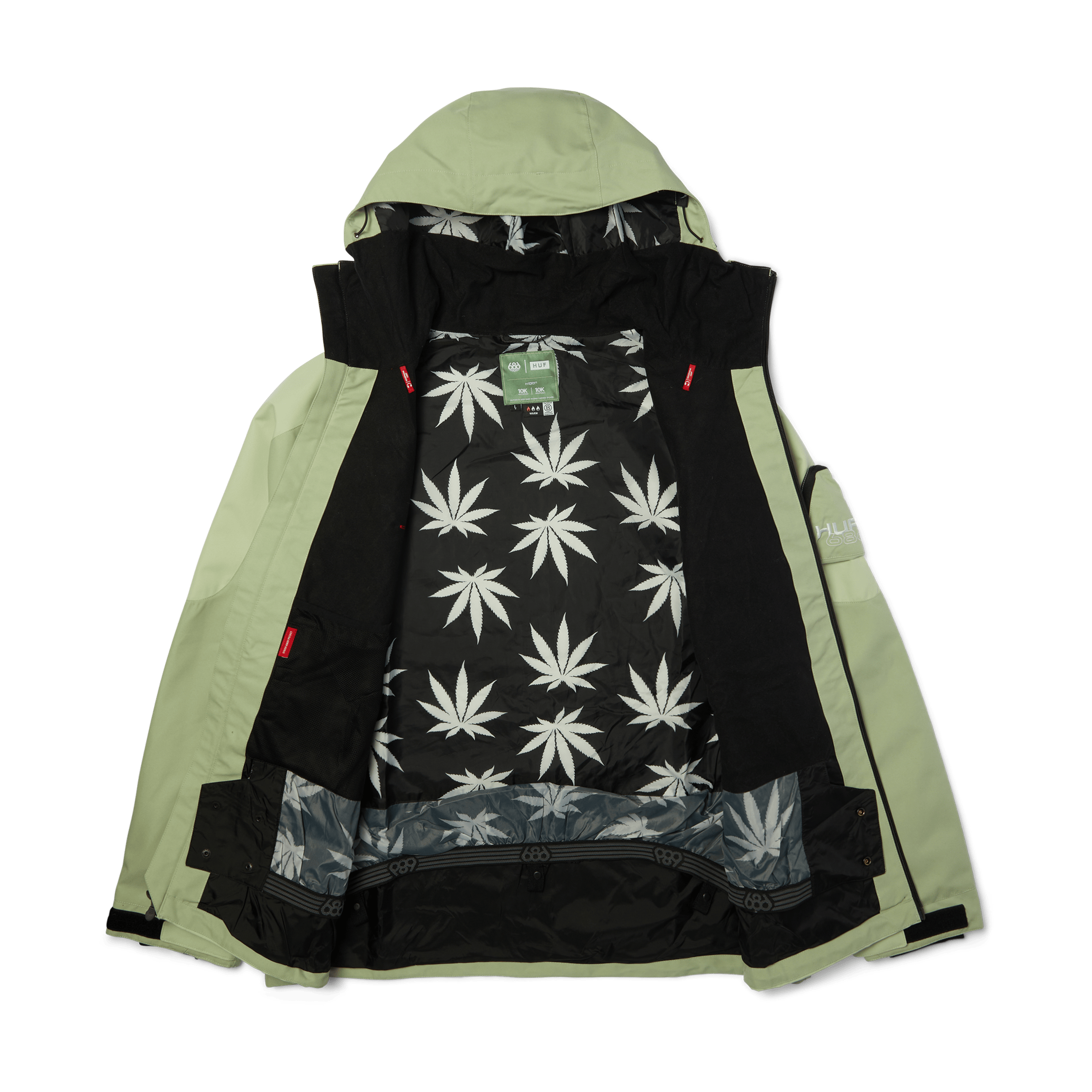 HUF 4 WHEEL DRIVE ジャケット XL グリーン HUF x 686 Double H Shell Jacket – HUF WORLDWIDE - EU