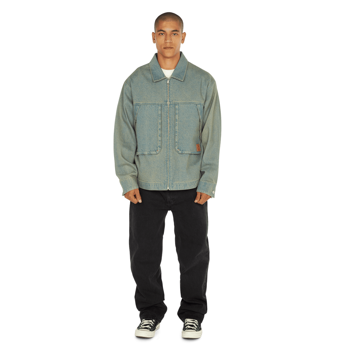 Huf Basic Ass Jeans Stone Wash Indigo