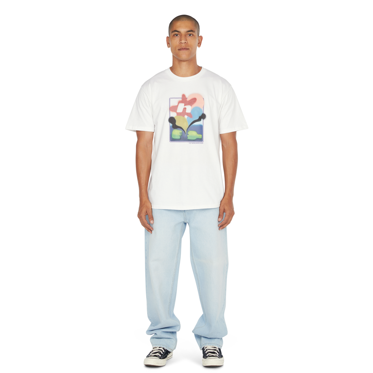 Huf Basic Ass Jeans Washed Lt. Blue