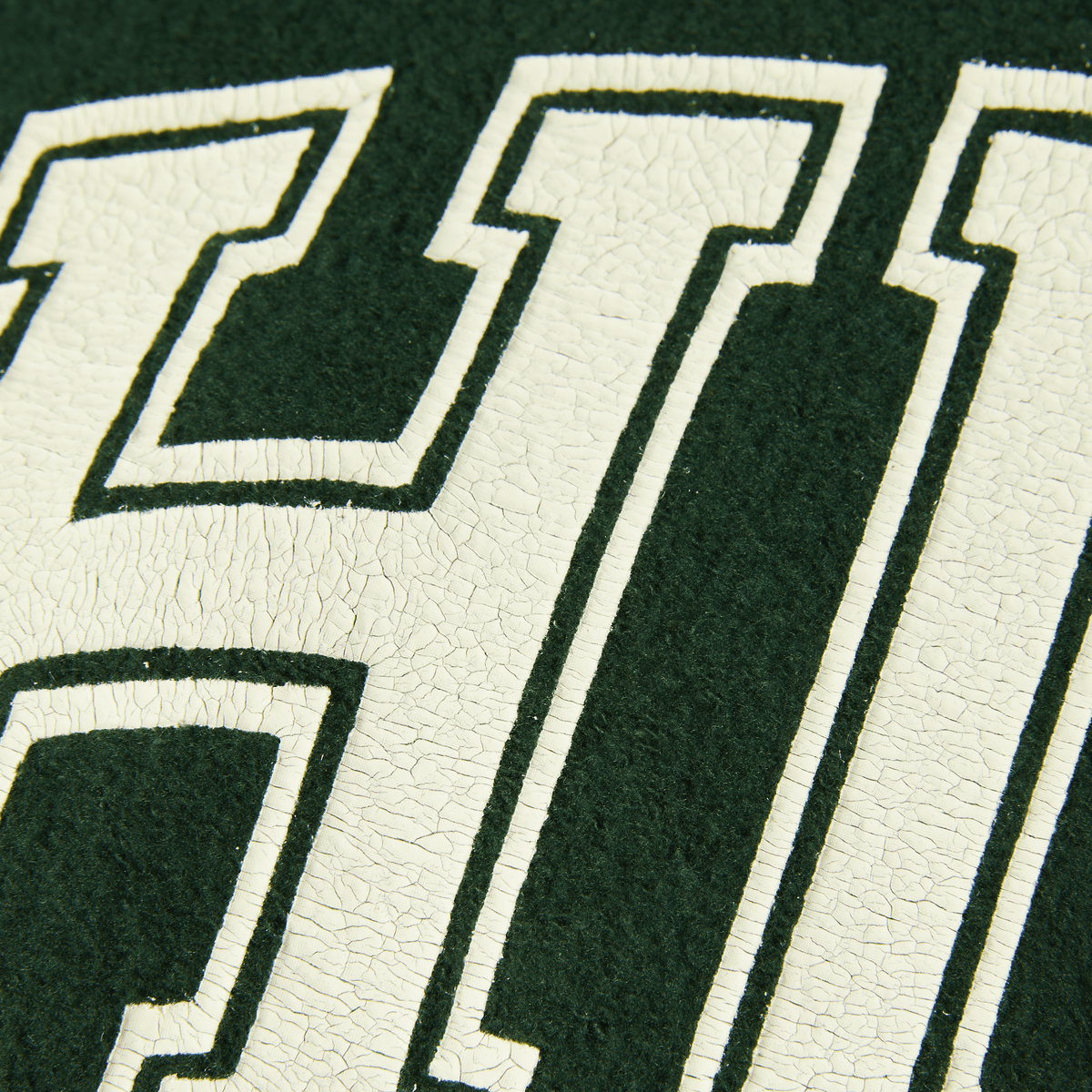 Huf Cracked Arch Inside Out Hoodie Forest Green