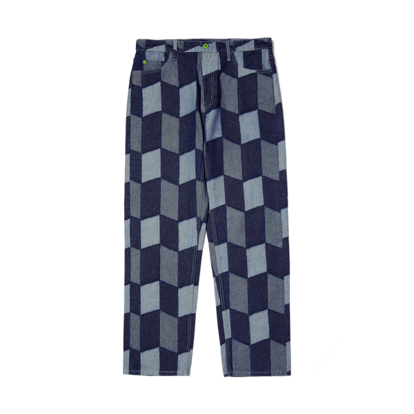 Patchwork Denim Pant