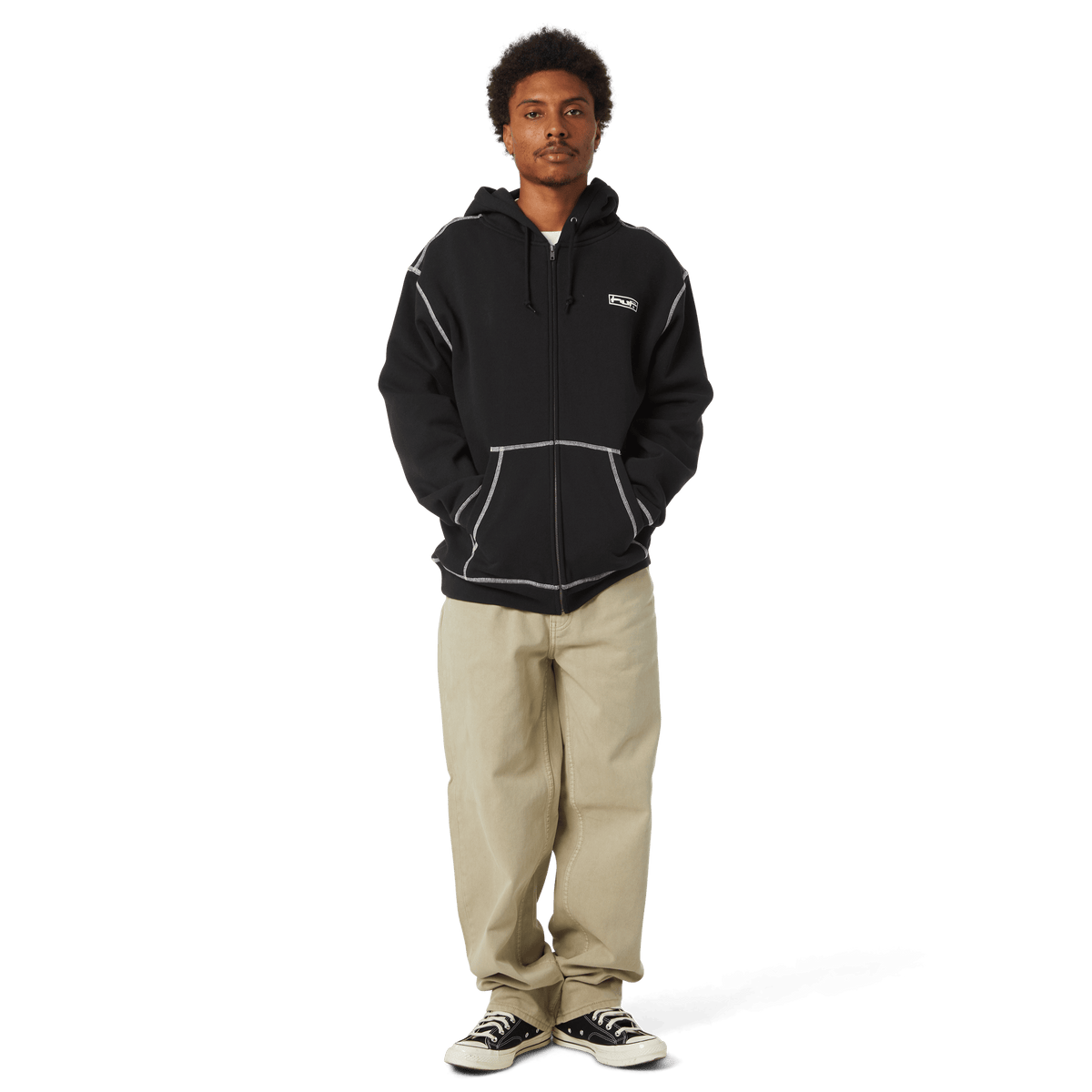 HUF Stretch Full-Zip Hoodie