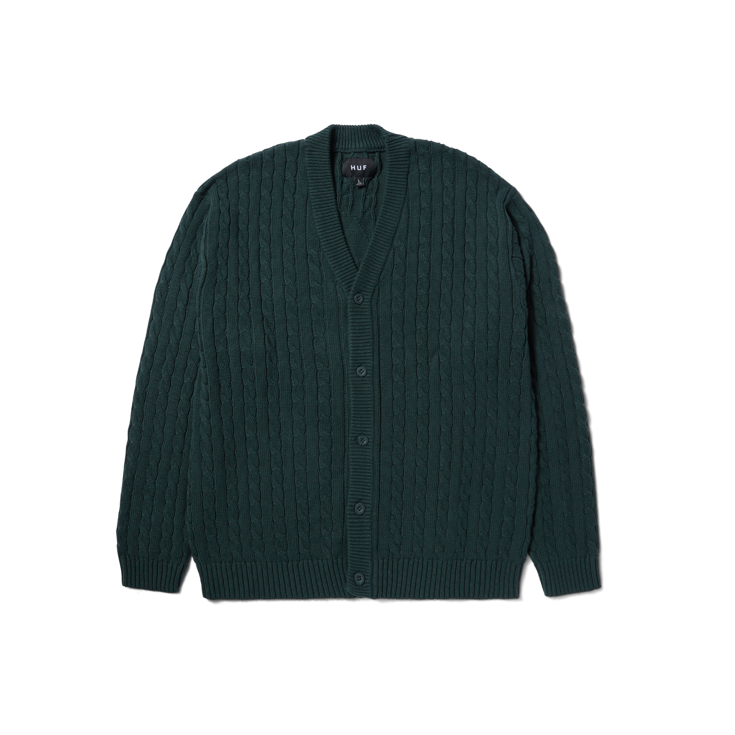 HUF FEELS GOOD CARDIGAN XXL Smashing Pumpkins Siva Cardigan HUF 