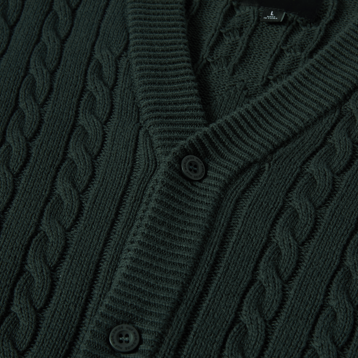 Triple Triangle Jacquard Cardigan