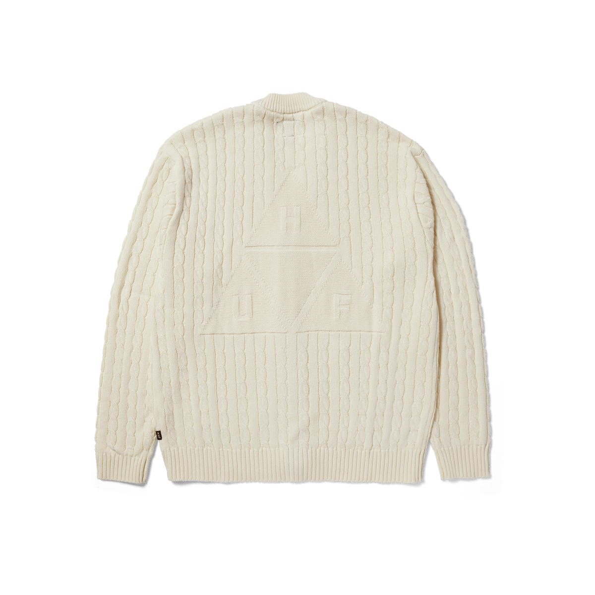 Triple Triangle Jacquard Cardigan