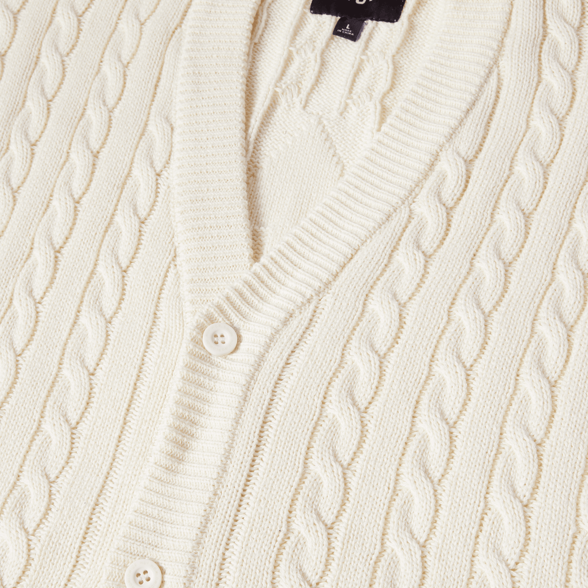 Triple Triangle Jacquard Cardigan