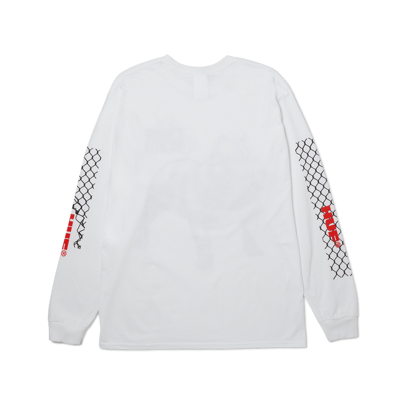 HUF 4 The Dawgs Long Sleeve T-Shirt White