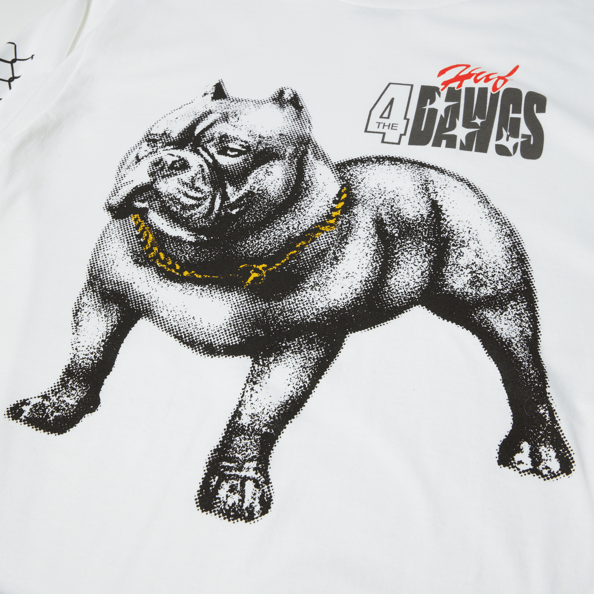 HUF 4 The Dawgs Long Sleeve T-Shirt White