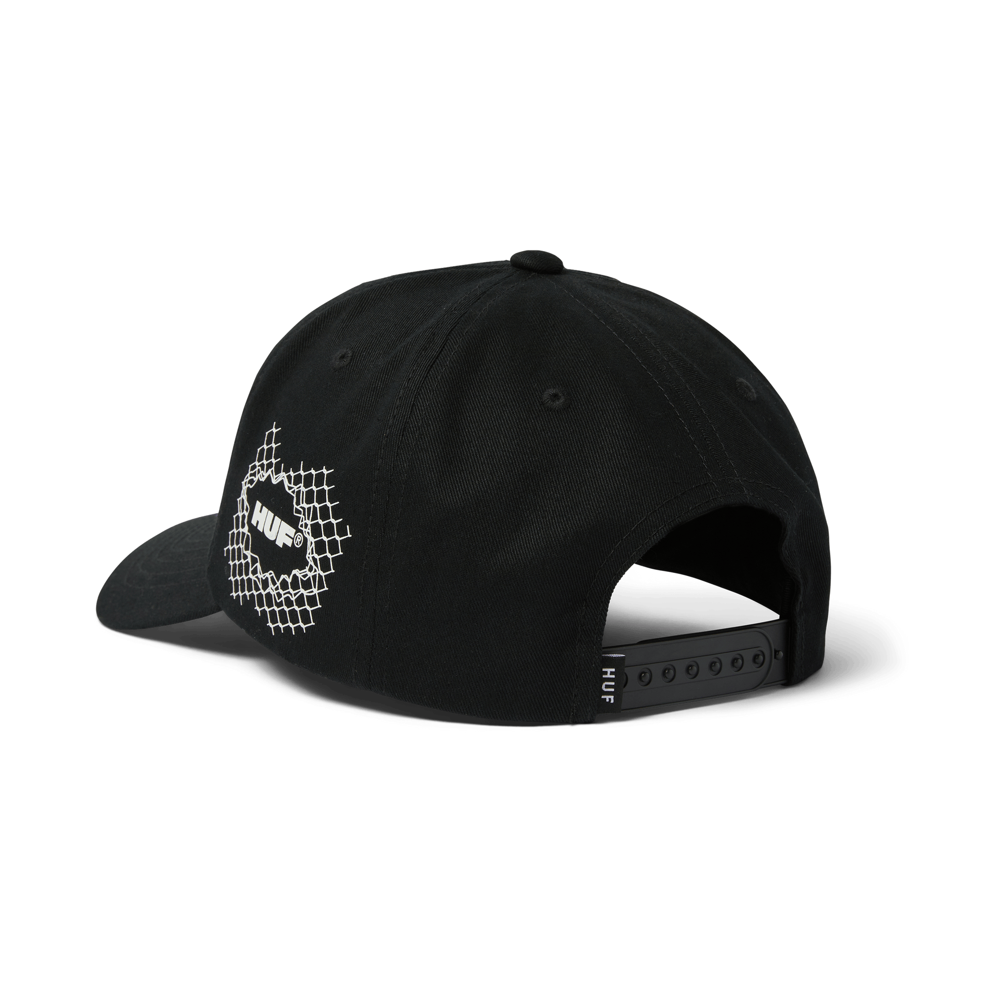 HUF 4 The Dawgs Snapback Hat Black