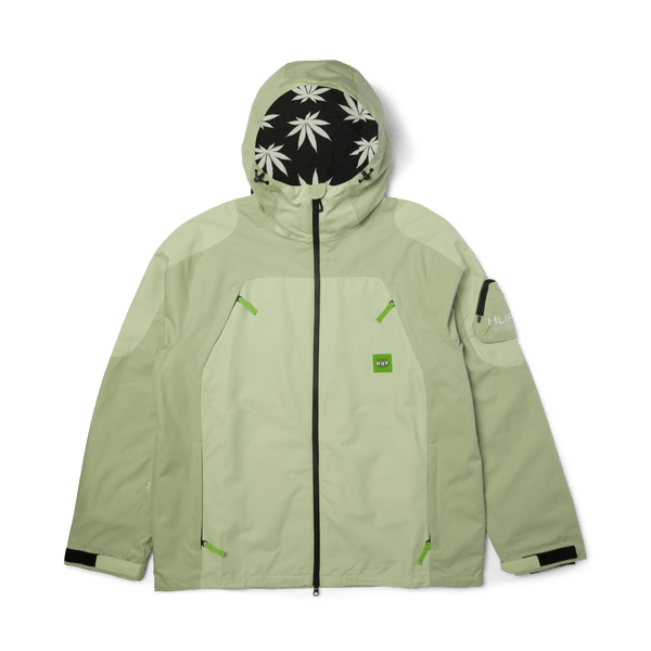 HUF x 686 Double H Shell Jacket - Huf Green