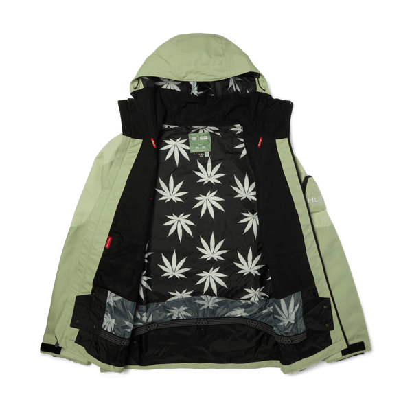 HUF x 686 Double H Shell Jacket - Huf Green