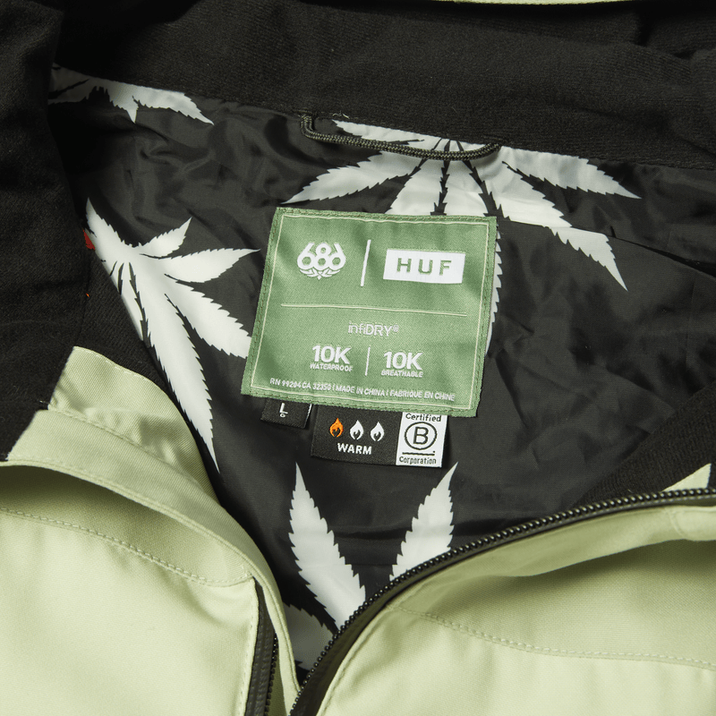 HUF x 686 Double H Shell Jacket - Huf Green