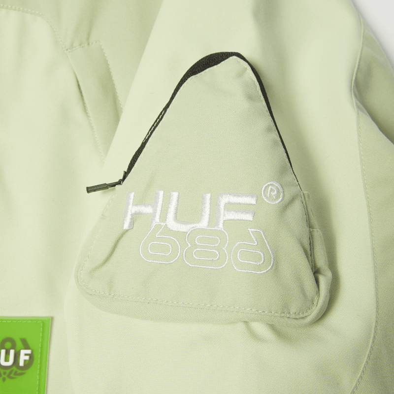 HUF x 686 Double H Shell Jacket - Huf Green