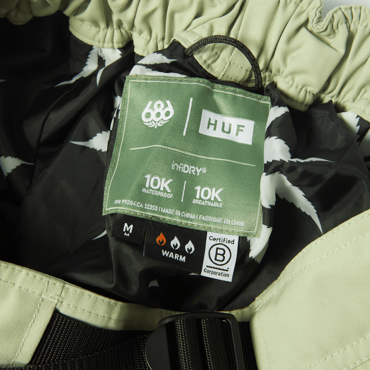 HUF x 686 Double H Shell Pant - Huf Green