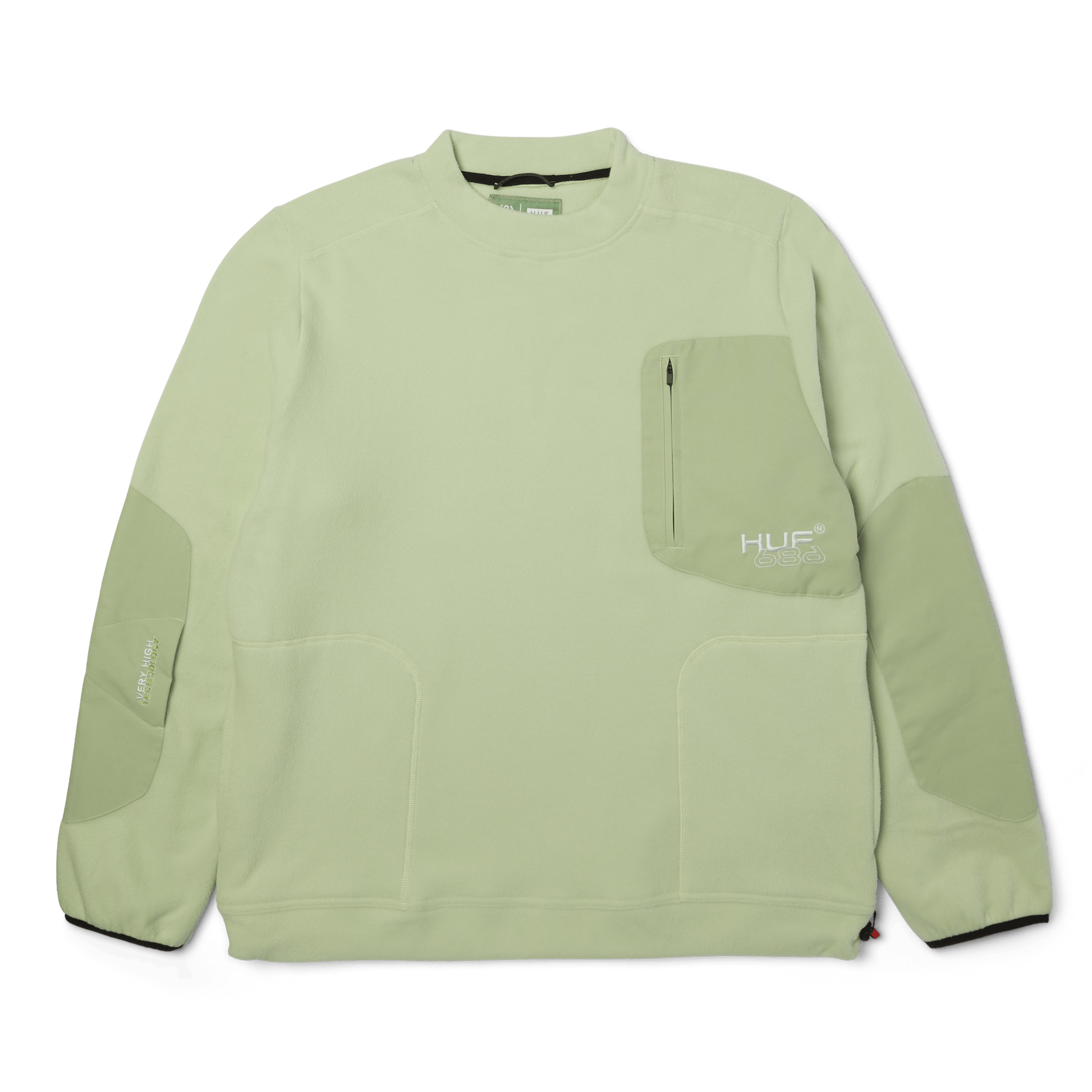 HUF x 686 Fleece Crewneck Sweatshirt - Huf Green