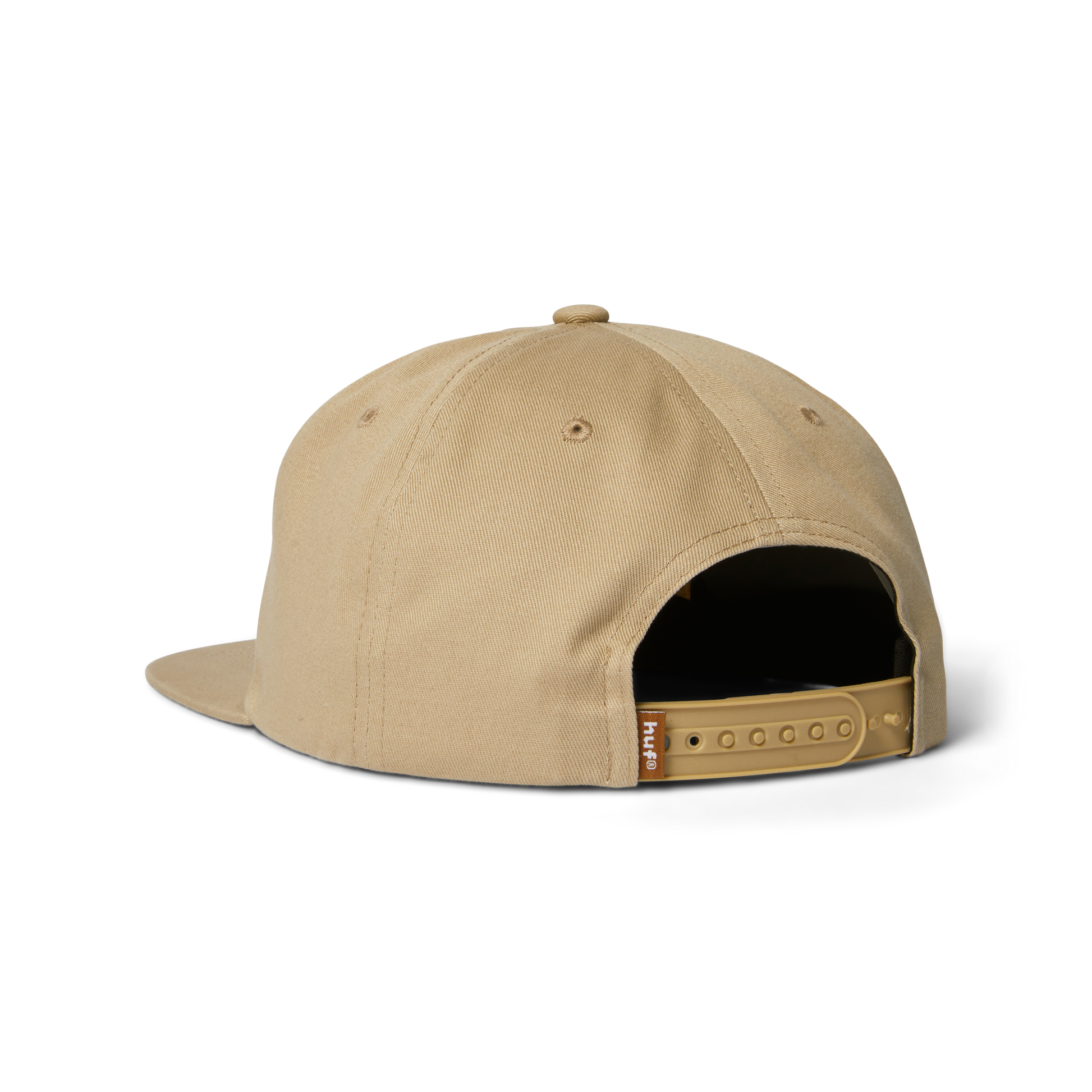 HUF Box Logo Snapback Hat Tan/Brown