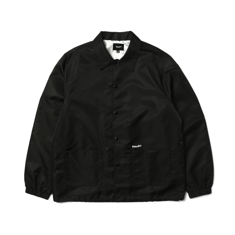 HUF 89 Coaches Jacket Black/White