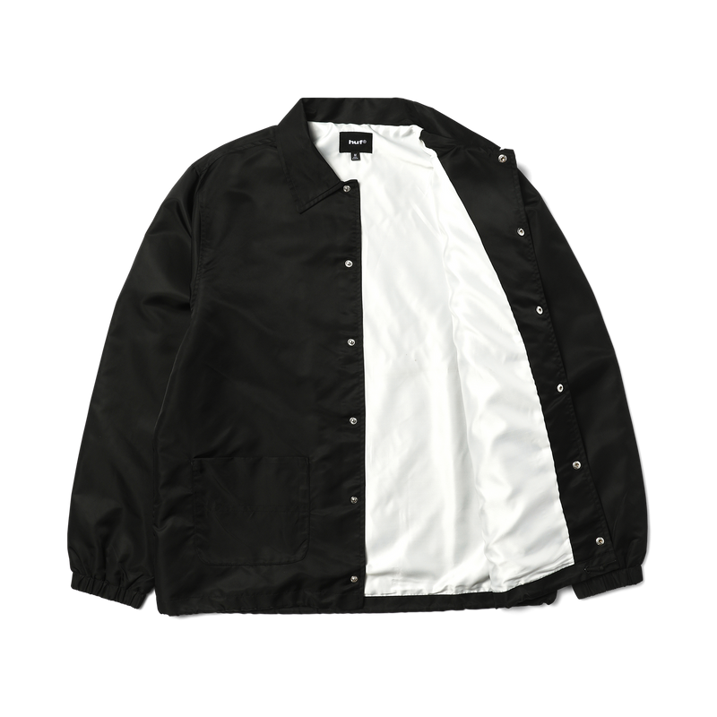 HUF 89 Coaches Jacket Black/White