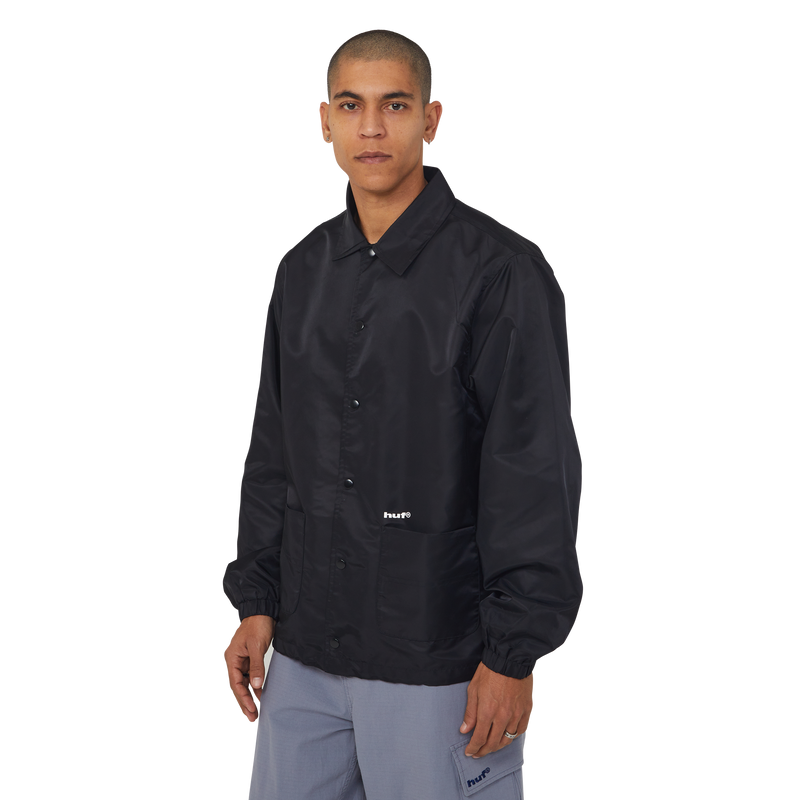 HUF 89 Coaches Jacket Black/White