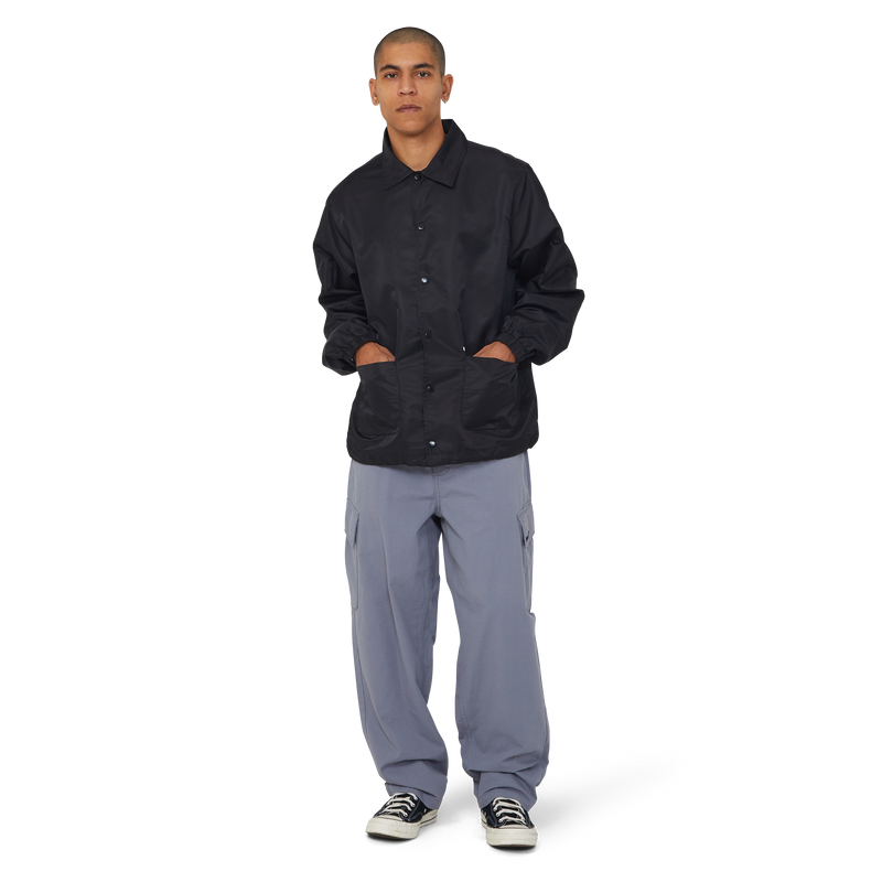 HUF 89 Coaches Jacket Black/White