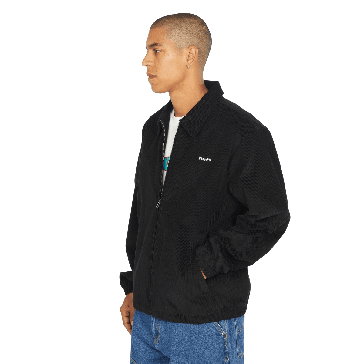 Huf 89 Corduroy Shop Jacket Chocolate