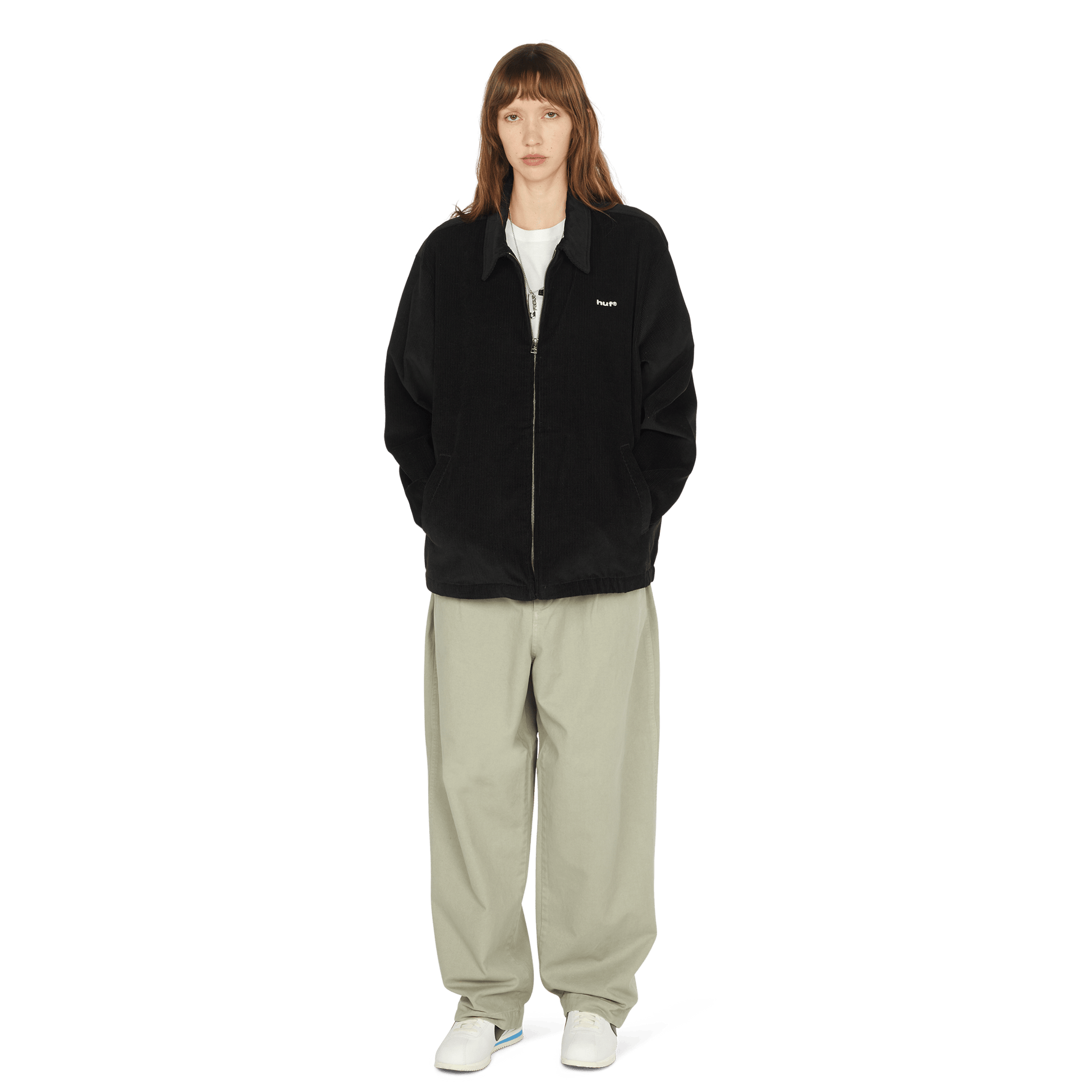 Huf 89 Corduroy Shop Jacket Black