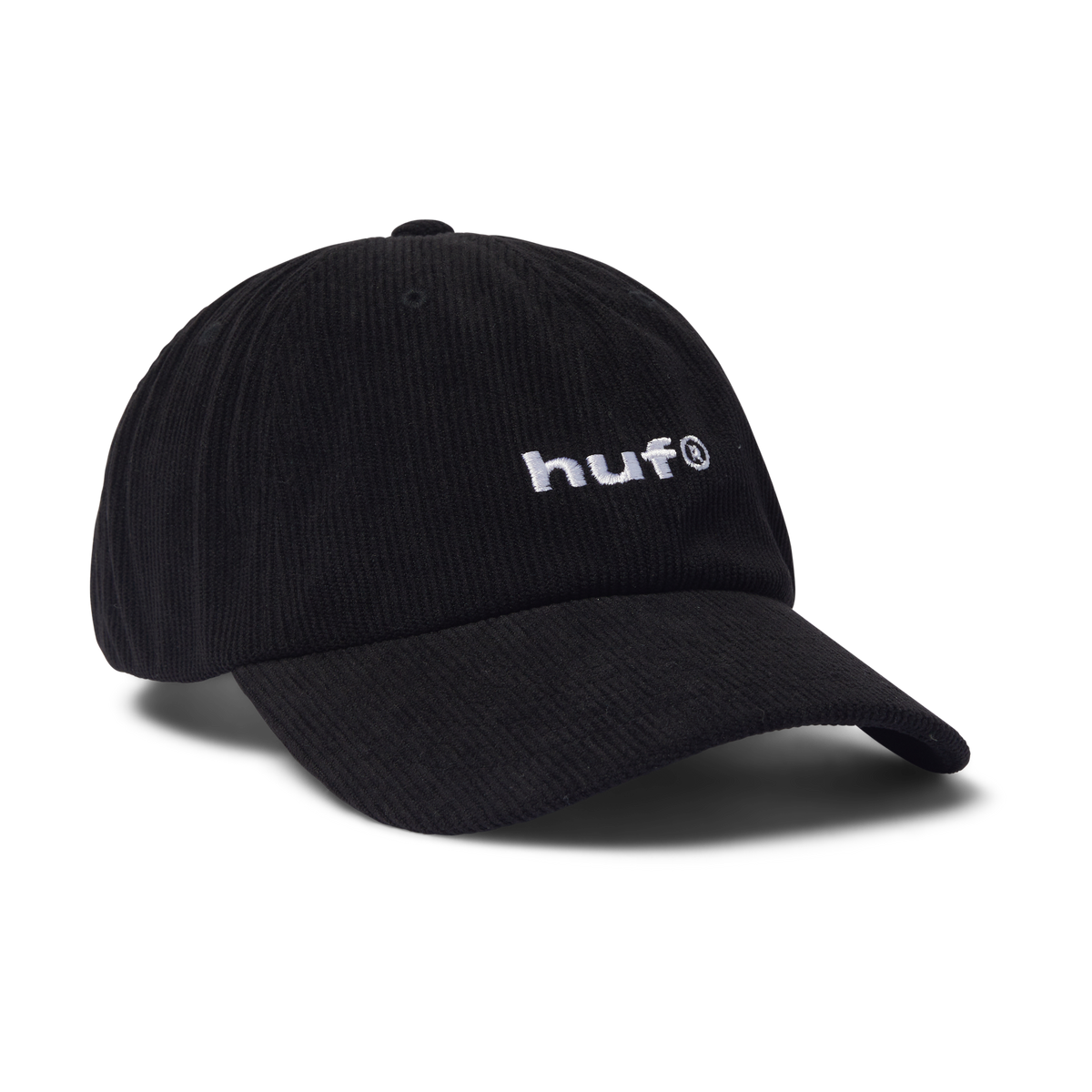HUF 89 Corduroy Strapback Hat Black/White