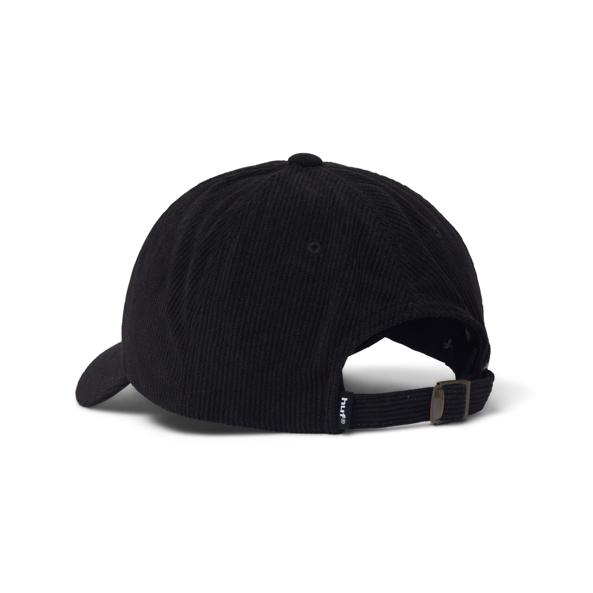 HUF 89 Corduroy Strapback Hat Black/White