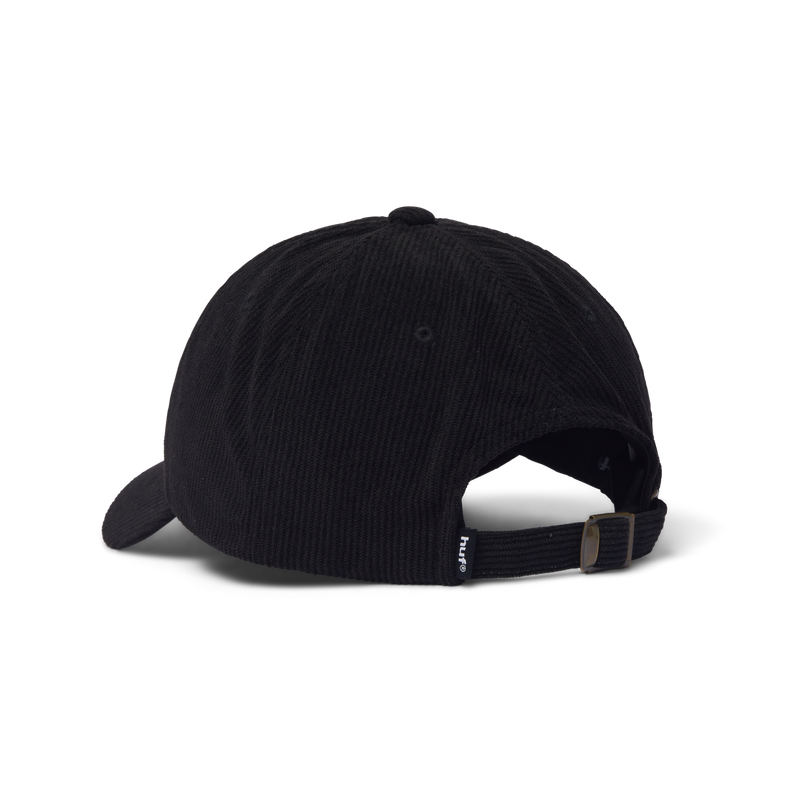 HUF 89 Corduroy Strapback Hat Black/White