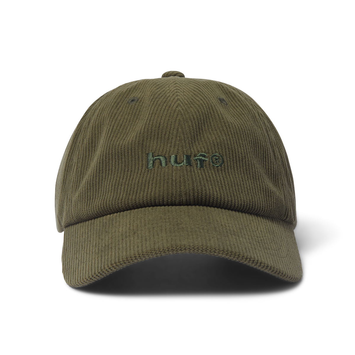 HUF 89 Corduroy Strapback Hat Olive/Olive