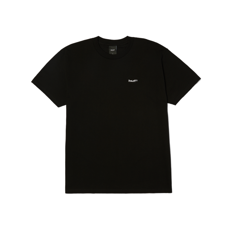 HUF 89 Embroidered T-Shirt Black/White