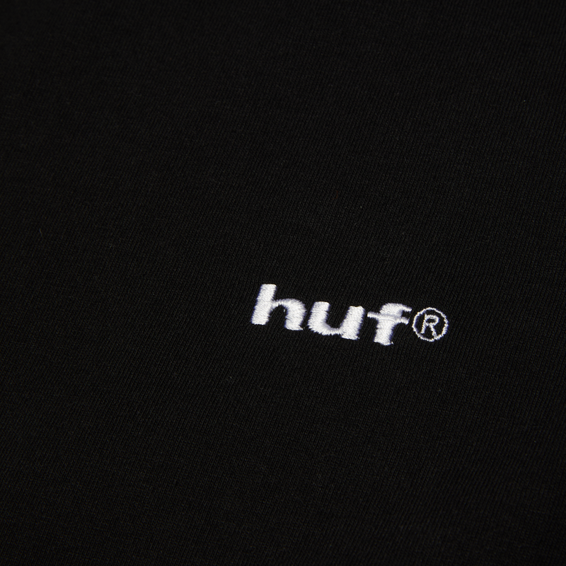 HUF 89 Embroidered T-Shirt Black/White