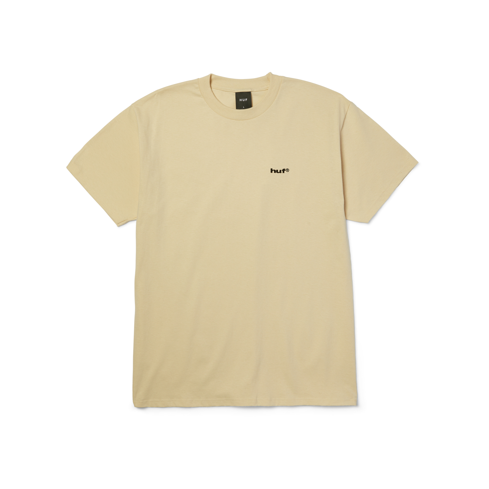 HUF 89 Embroidered T-Shirt Cream/Black