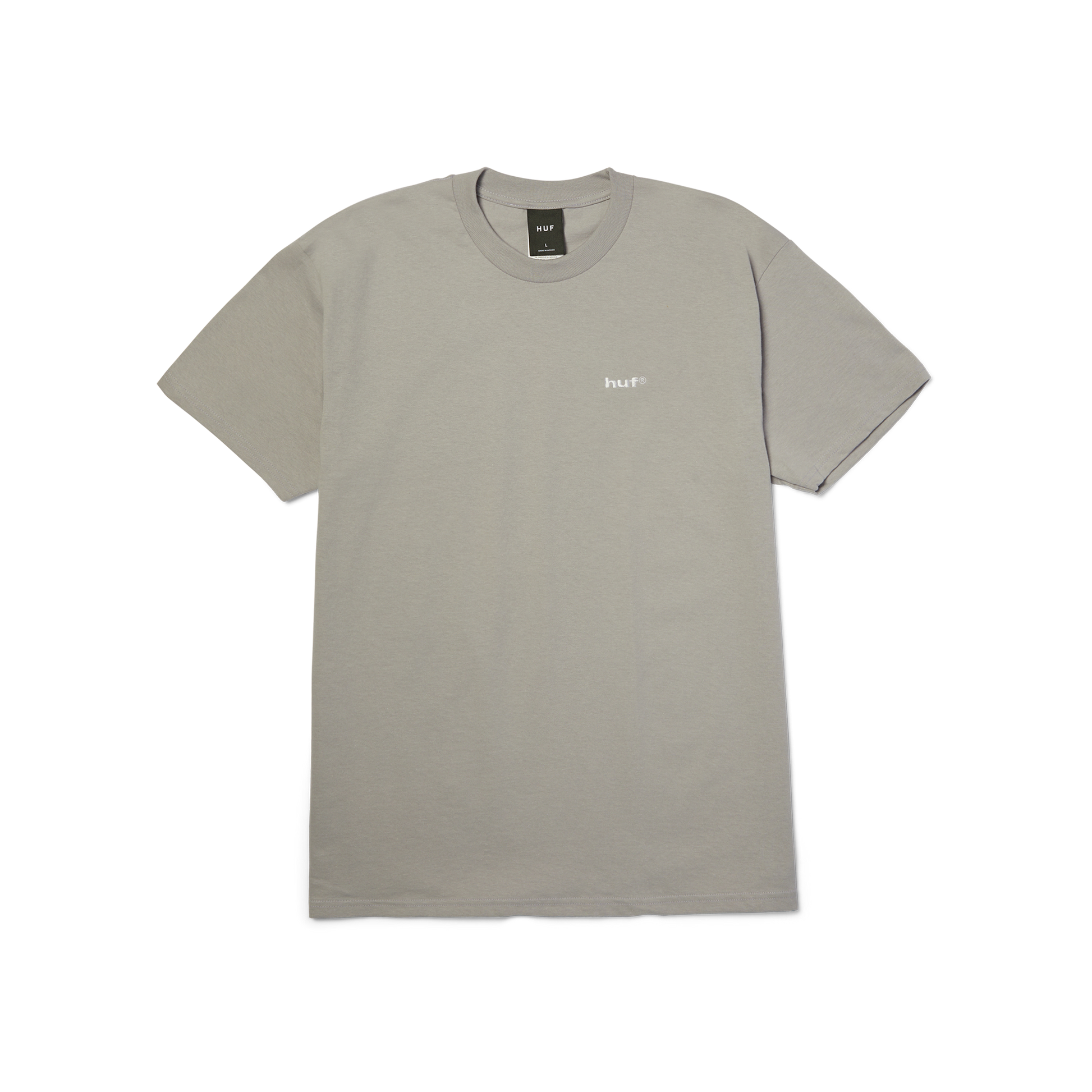 HUF 89 Embroidered T-Shirt Lilac Chalk/White