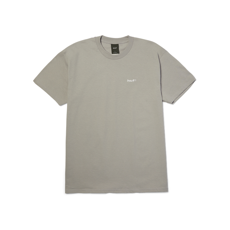 HUF 89 Embroidered T-Shirt Lilac Chalk/White