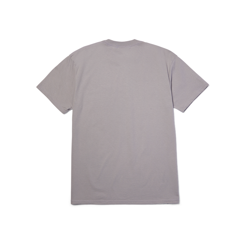HUF 89 Embroidered T-Shirt Lilac Chalk/White