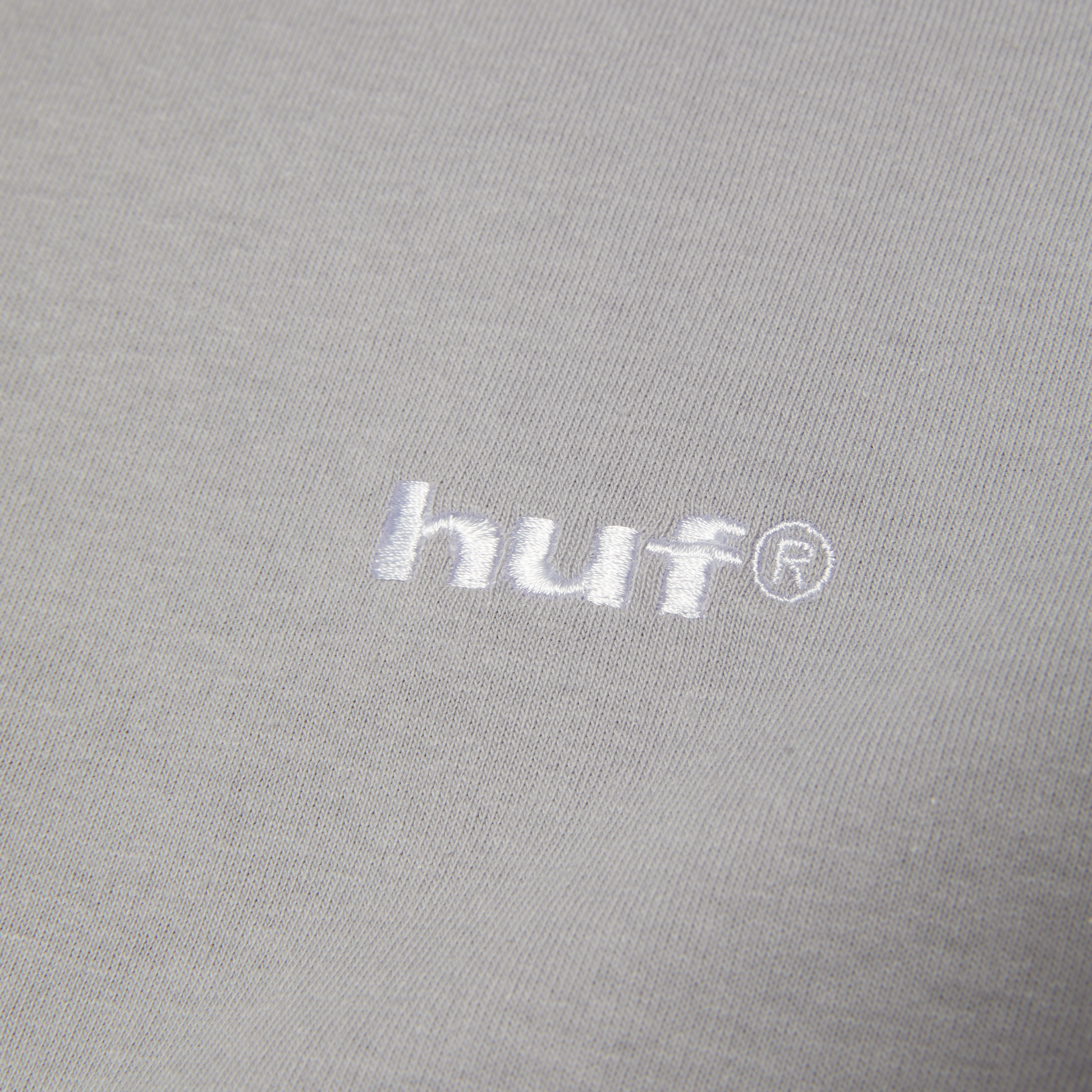 HUF 89 Embroidered T-Shirt Lilac Chalk/White