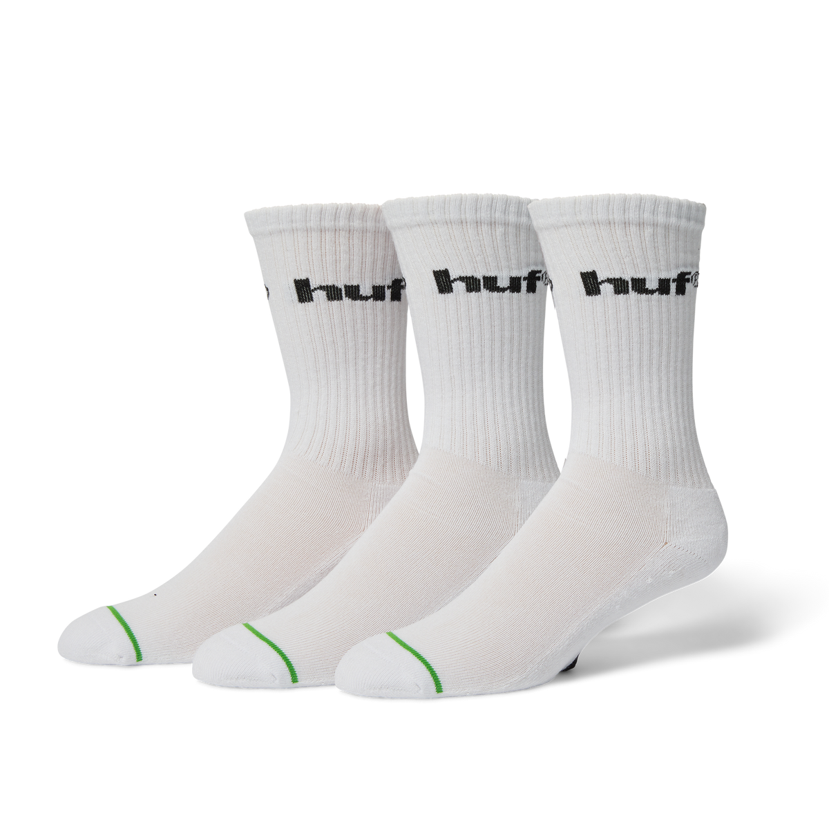 HUF 89 Essentials Sock 3-Pack White