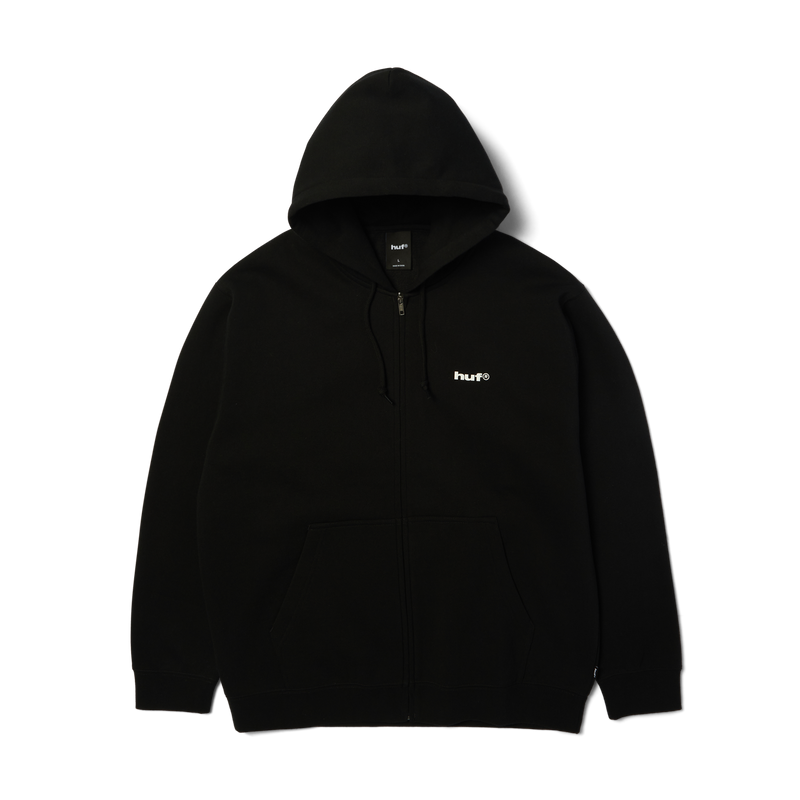 HUF 89 Full-Zip Hoodie Black