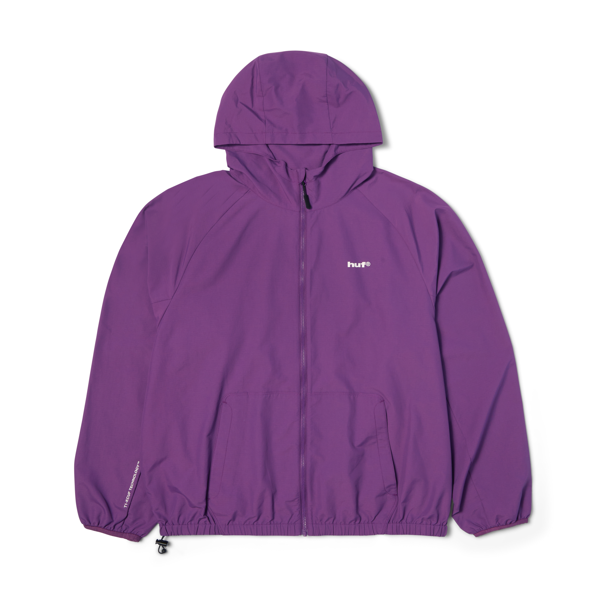 HUF 89 Lightweight Shell Jacket Berry