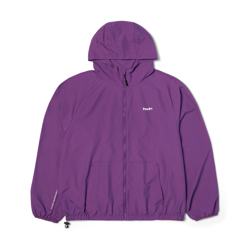 HUF 89 Lightweight Shell Jacket Berry
