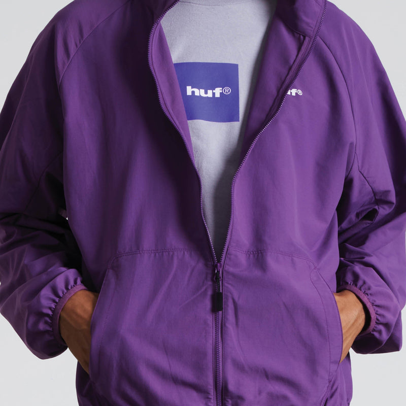 HUF 89 Lightweight Shell Jacket Berry