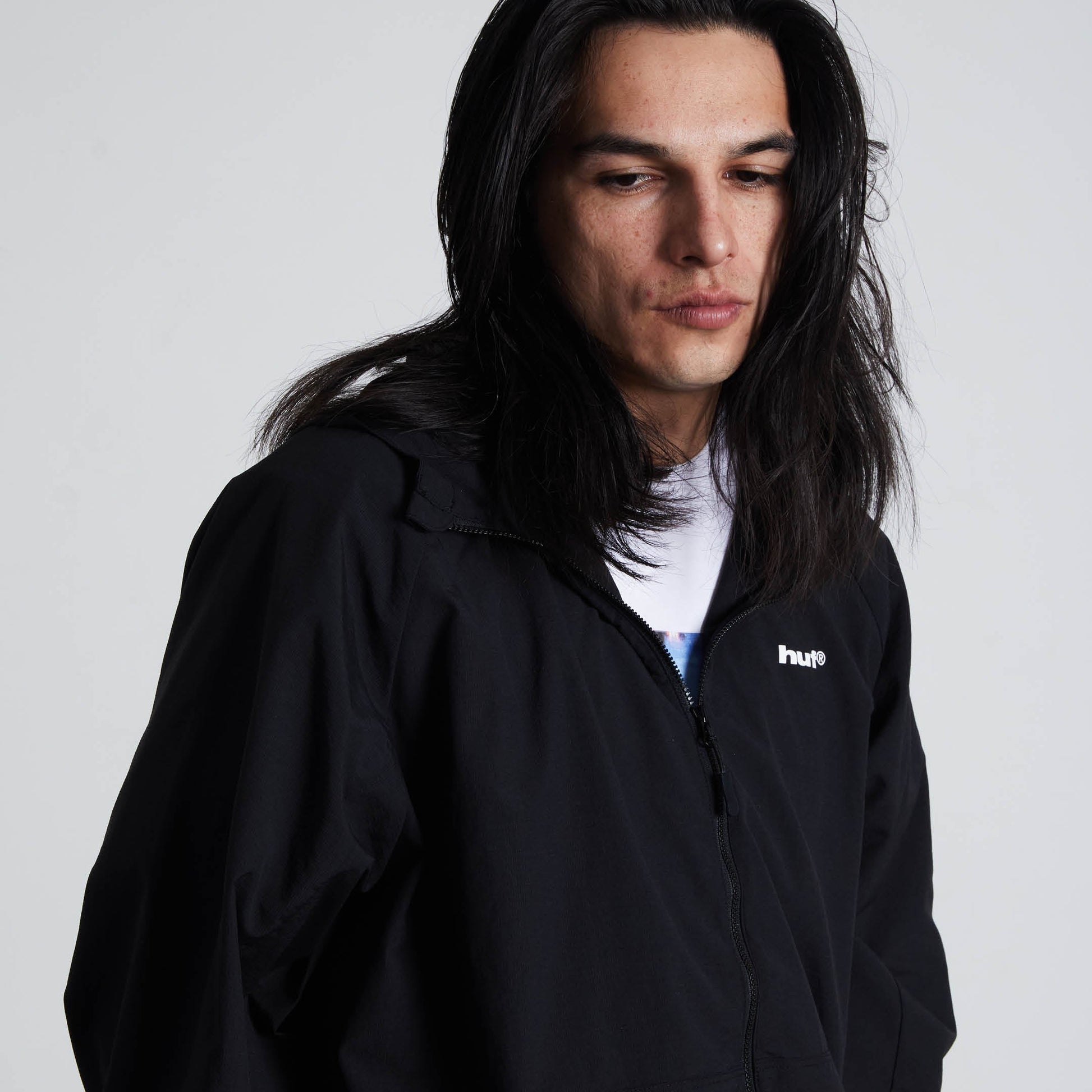 HUF 89 Lightweight Shell Jacket Black