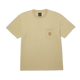 HUF Box Logo Pocket T-Shirt Tan/Tan