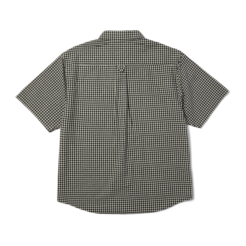 HUF 89 Micro Gingham Oxford Shirt Black/White