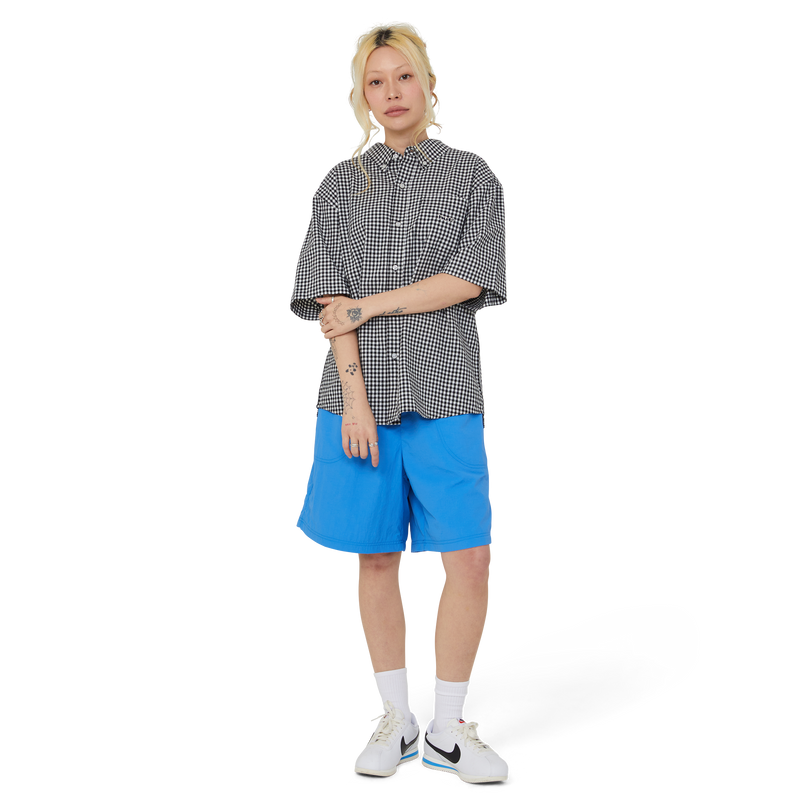 HUF 89 Micro Gingham Oxford Shirt Black/White