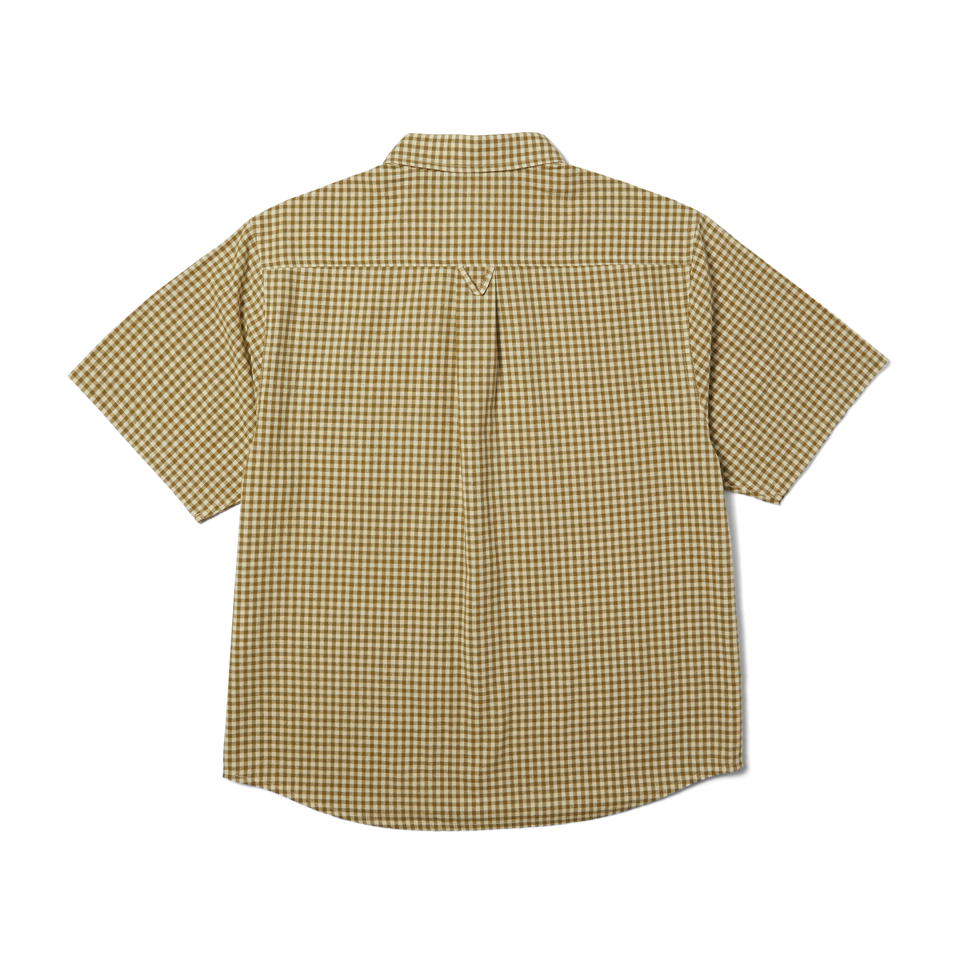HUF 89 Micro Gingham Oxford Shirt Natural