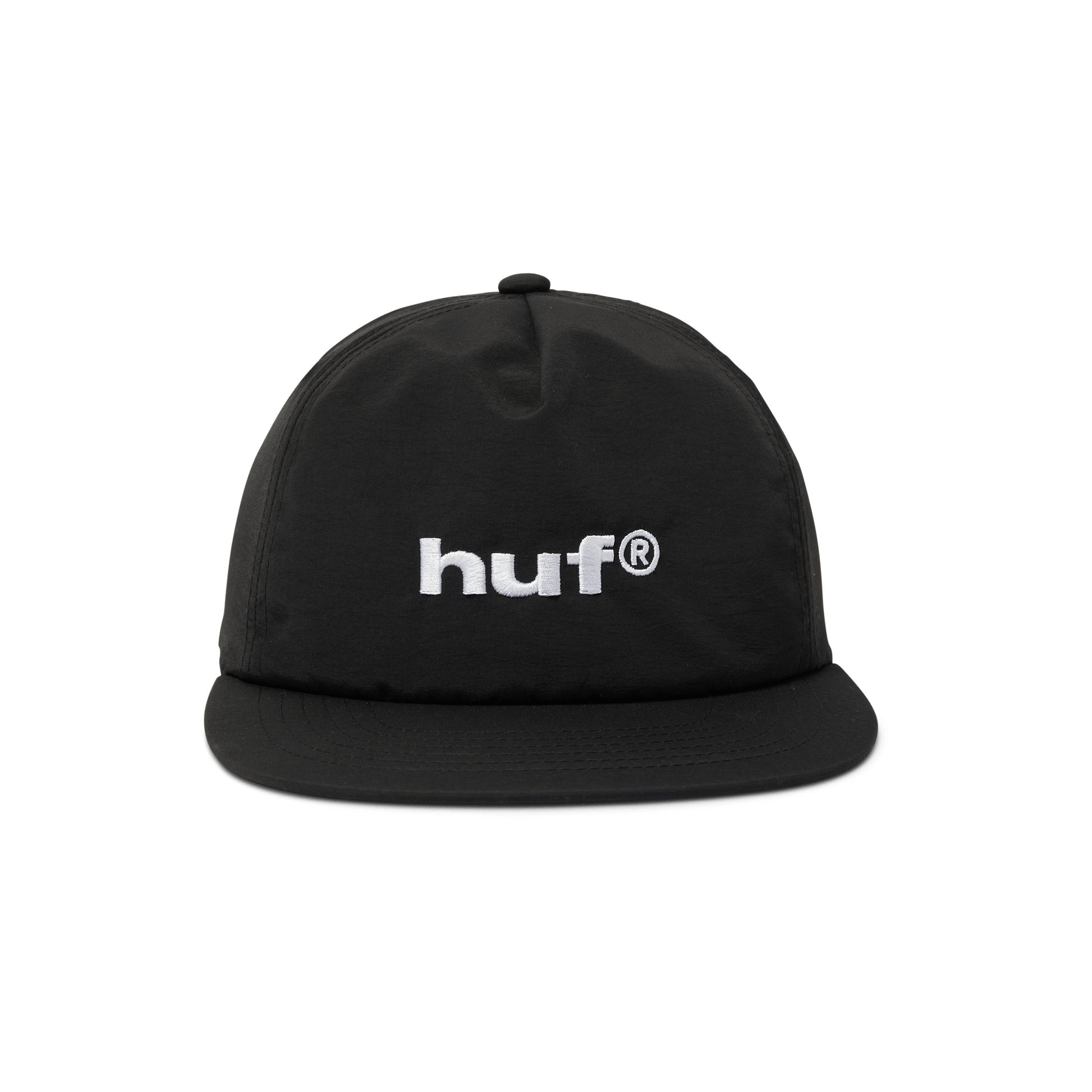 Huf 89 Nylon Snapback Hat Black