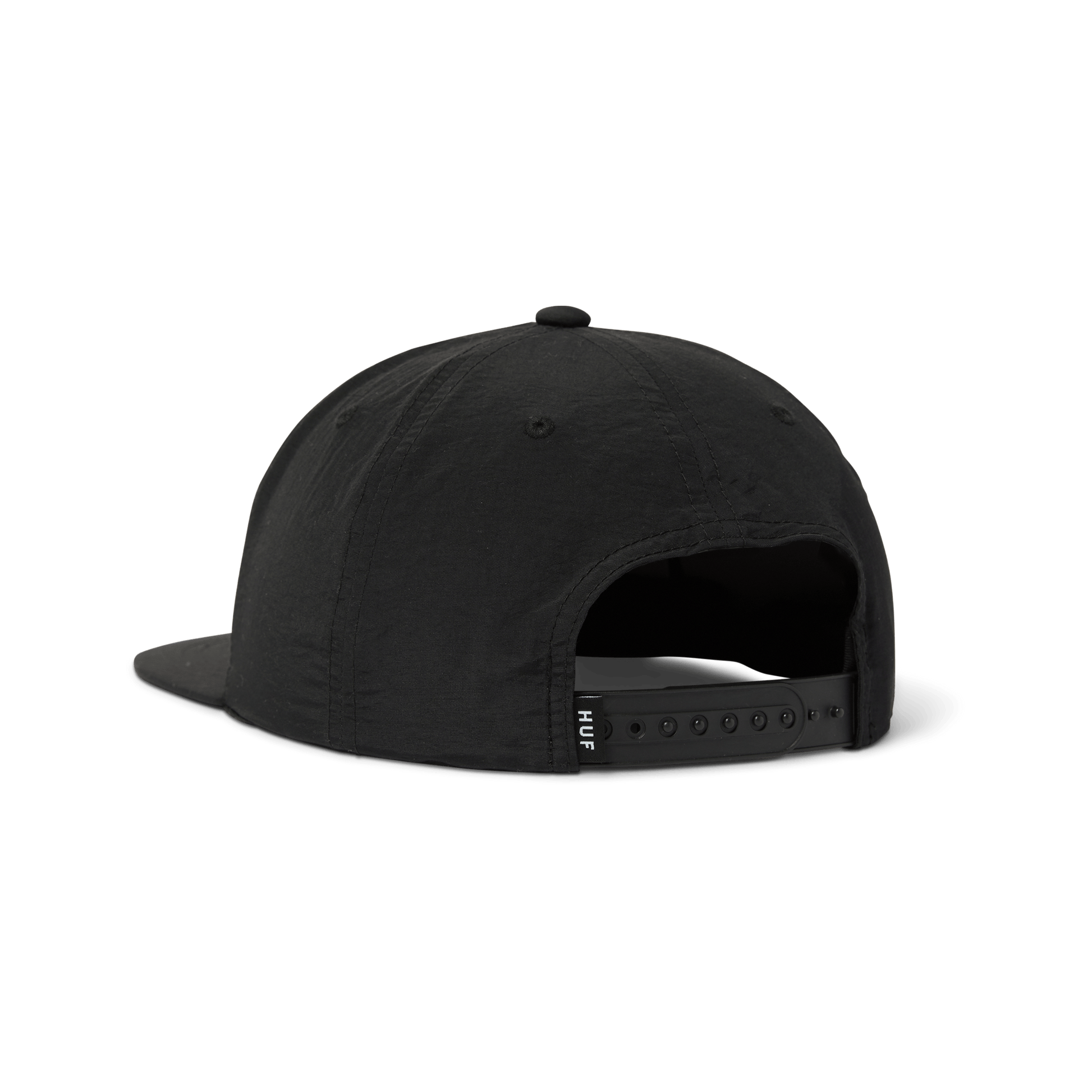 Huf 89 Nylon Snapback Hat Black