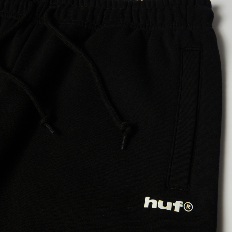 HUF 89 Open Hem Fleece Pant Black